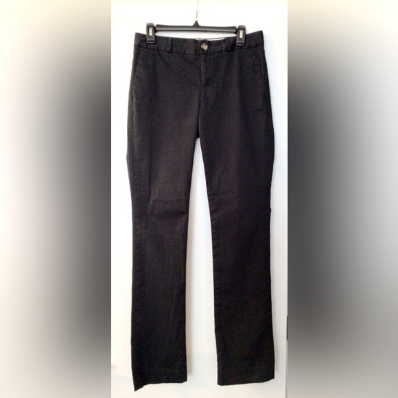BANANA REPUBLIC Navy Blue Cotton Stretch Pants - US 2 - Picture 1 of 4